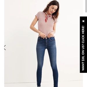 Madewell 10” High-rise Skinny Jeans